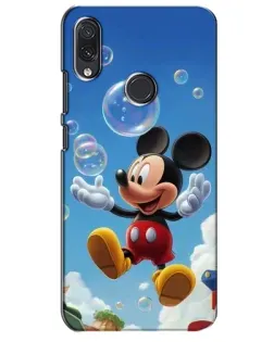 Чехол для Samsung Galaxy M10s с картинкой «Mickey и мыльные пузыри»