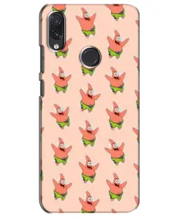 Чехол для Samsung Galaxy M10s с картинкой «Патрик Стар паттерн»