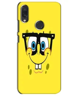 Чохол для Samsung Galaxy M10s з картинкою «Мінімалістичний Спанч Боб»