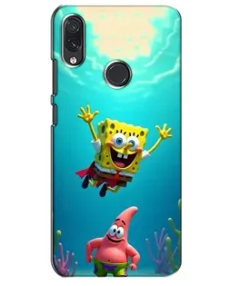 Чохол для Samsung Galaxy M10s з картинкою «Спанч Боб під водою»