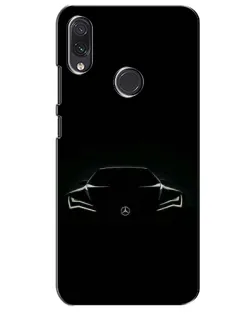 Чехол для Samsung Galaxy M10s с картинкой «Mercedes — силуэт авто»