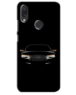 Чехол для Samsung Galaxy M10s с картинкой «Audi — ночной контур» Чехол для Samsung Galaxy M10s с картинкой «Audi — ночной контур»