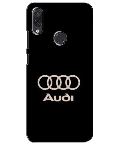 Чехол для Samsung Galaxy M10s с картинкой «Audi — золотой логотип»