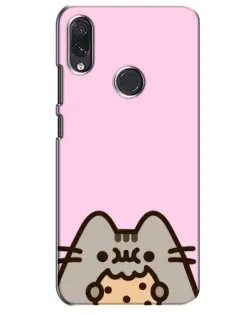 Чехол для Samsung Galaxy M10s с картинкой «Pusheen и печенье»