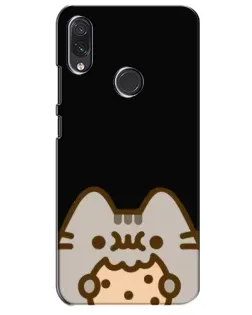 Чехол для Samsung Galaxy M10s с картинкой «Пушин на черном»