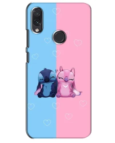 Чехол для Samsung Galaxy M10s с картинкой «Stitch и Angel Love»