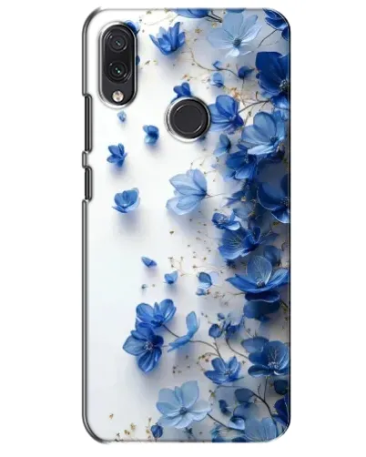 Чехол для Samsung Galaxy M10s с картинкой «Голубой цветочный каскад»