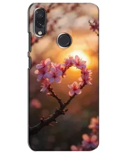 Чехол для Samsung Galaxy M10s с картинкой «Розовый цвет сердце на фоне заката» Чехол для Samsung Galaxy M10s с картинкой «Розовый цвет сердце на фоне заката»