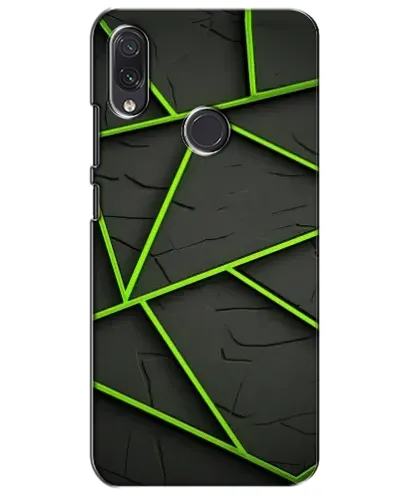 Чехол для Samsung Galaxy M10s с картинкой «Зеленые геометрические линии»