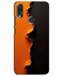 Чехол для Samsung Galaxy M10s с картинкой «Оранжевый разлом»