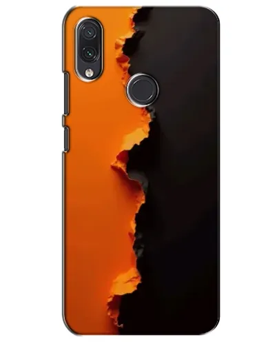 Чехол для Samsung Galaxy M10s с картинкой «Оранжевый разлом»