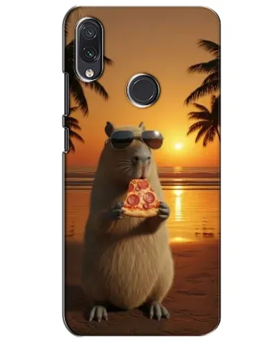 Чехол для Samsung Galaxy M10s с картинкой «Капибара с пиццей» Чехол для Samsung Galaxy M10s с картинкой «Капибара с пиццей»