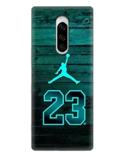 Чехол для Sony Xperia 1 с картинкой «Jordan Cyan 23»