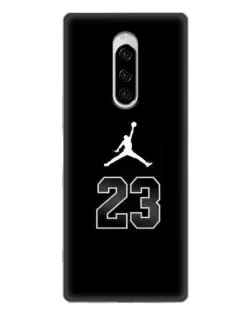 Чехол для Sony Xperia 1 с картинкой «Jordan Flight 23»