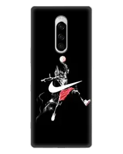 Чехол для Sony Xperia 1 с картинкой «Jordan Jumpman»