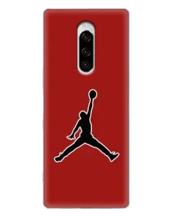 Чехол для Sony Xperia 1 с картинкой «Jordan Red Back»