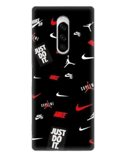 Чехол для Sony Xperia 1 с картинкой «Nike Mix Pattern» Чехол для Sony Xperia 1 с картинкой «Nike Mix Pattern»