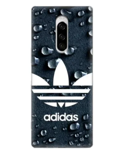 Чехол для Sony Xperia 1 с картинкой «Adidas Trefoil Blue» Чехол для Sony Xperia 1 с картинкой «Adidas Trefoil Blue»