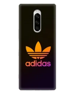 Чехол для Sony Xperia 1 с картинкой «Градиент Adidas»