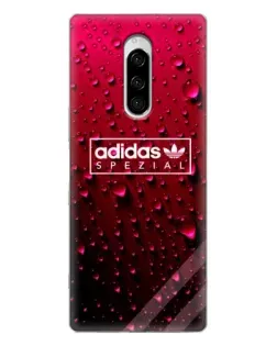 Чехол для Sony Xperia 1 с картинкой «Adidas Gold Marble»