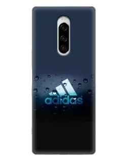 Чехол для Sony Xperia 1 с картинкой «Adidas Water Drops»