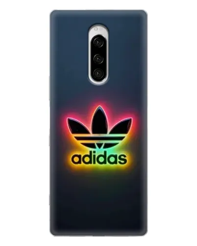 Чехол для Sony Xperia 1 с картинкой «Неоновый Adidas» Чехол для Sony Xperia 1 с картинкой «Неоновый Adidas»