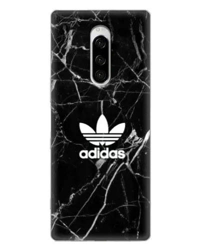 Чехол для Sony Xperia 1 с картинкой «Белый мрамор Adidas» Чехол для Sony Xperia 1 с картинкой «Белый мрамор Adidas»