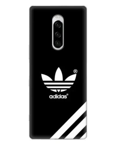 Чехол для Sony Xperia 1 с картинкой «Adidas с диагональными полосами» Чехол для Sony Xperia 1 с картинкой «Adidas с диагональными полосами»