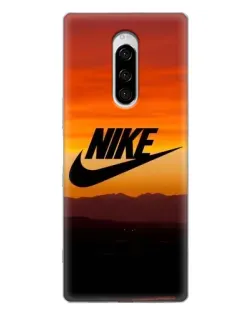 Чехол для Sony Xperia 1 с картинкой «Nike — вечерний горизонт»