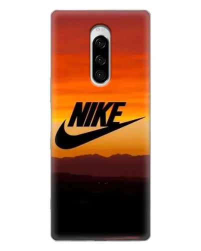 Чехол для Sony Xperia 1 с картинкой «Nike — вечерний горизонт»