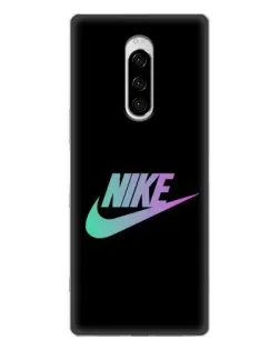 Чехол для Sony Xperia 1 с картинкой «Nike — городская ночь»