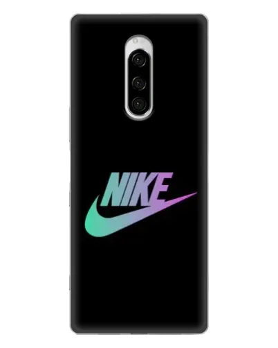 Чехол для Sony Xperia 1 с картинкой «Nike — городская ночь»