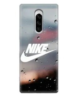 Чехол для Sony Xperia 1 с картинкой «Nike в стиле ретро»