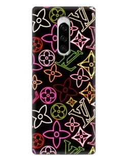 Чехол для Sony Xperia 1 с картинкой «Неоновый микс Nike» Чехол для Sony Xperia 1 с картинкой «Неоновый микс Nike»