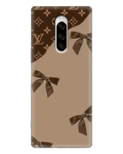 Чехол для Sony Xperia 1 с картинкой «LV — кофейный атлас» Чехол для Sony Xperia 1 с картинкой «LV — кофейный атлас»