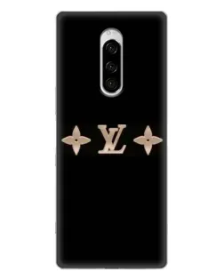 Чехол для Sony Xperia 1 с картинкой «Louis Vuitton — минимализм»