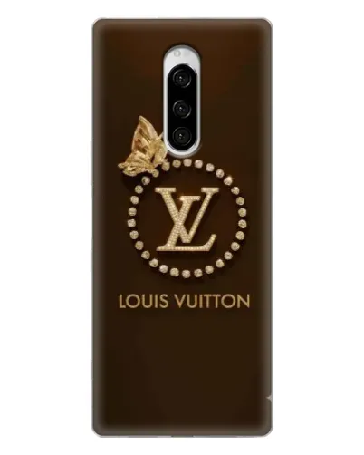 Чехол для Sony Xperia 1 с картинкой «LV — золотая печать» Чехол для Sony Xperia 1 с картинкой «LV — золотая печать»