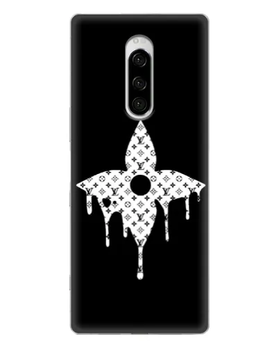 Чехол для Sony Xperia 1 с картинкой «Цветочная монограмма» Чехол для Sony Xperia 1 с картинкой «Цветочная монограмма»