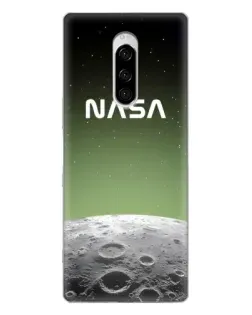 Чехол для Sony Xperia 1 с картинкой «NASA — лунный градиент»