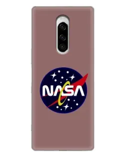 Чехол для Sony Xperia 1 с картинкой «NASA — ретро космос»