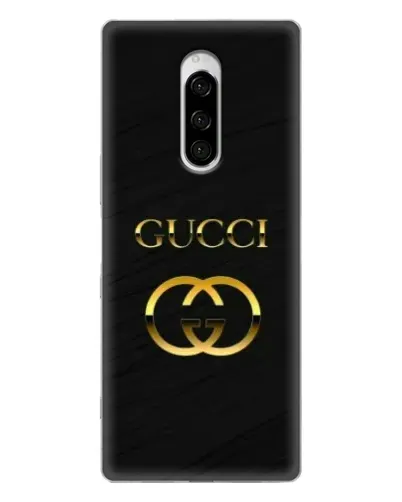 Чехол для Sony Xperia 1 с картинкой «Золотой логотип Gucci» Чехол для Sony Xperia 1 с картинкой «Золотой логотип Gucci»