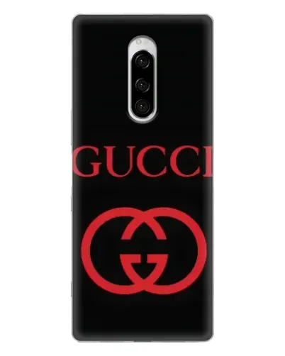 Чехол для Sony Xperia 1 с картинкой «Gucci — красный логотип» Чехол для Sony Xperia 1 с картинкой «Gucci — красный логотип»