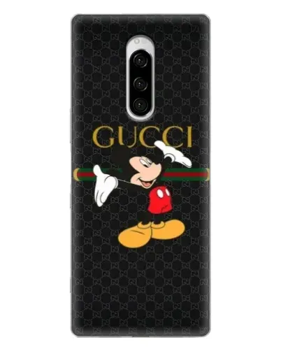 Чехол для Sony Xperia 1 с картинкой «Микки Маус Gucci» Чехол для Sony Xperia 1 с картинкой «Микки Маус Gucci»