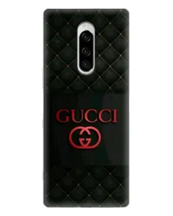 Чохол для Sony Xperia 1 з картинкою «Gucci — стьобаний чорний»