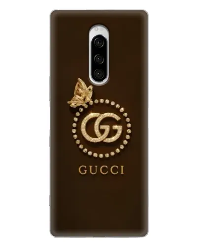 Чехол для Sony Xperia 1 с картинкой «Gucci — золотая бабочка» Чехол для Sony Xperia 1 с картинкой «Gucci — золотая бабочка»