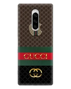 Чохол для Sony Xperia 1 з картинкою «Gucci — брендований десерт»