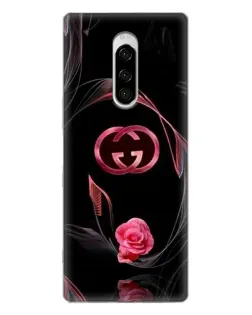 Чохол для Sony Xperia 1 з картинкою «Gucci — неонова троянда»