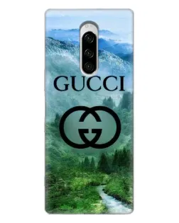 Чохол для Sony Xperia 1 з картинкою «Gucci — гірський пейзаж»