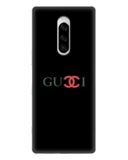 Чохол для Sony Xperia 1 з картинкою «Gucci — червоний градієнт»