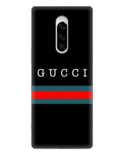 Чехол для Sony Xperia 1 с картинкой «Gucci — красный пояс» Чехол для Sony Xperia 1 с картинкой «Gucci — красный пояс»